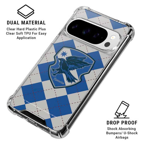 Wizarding Worlds Harry Potter Ravenclaw Crest Google Pixel 10 Pro XL Clear Case